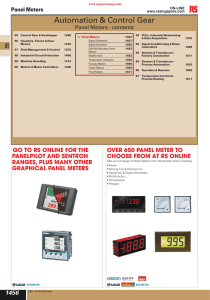 Panel Meters