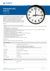 Videotek® ADC- A12C31 - Imagine Communications