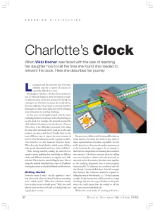 Charlotte`s Clock