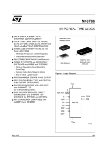 5 volt pc real time clock