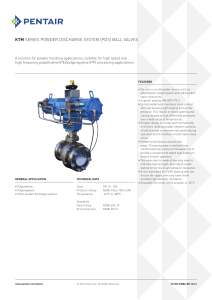 Series Powder Discharge System (PDS) Ball Valves (English)