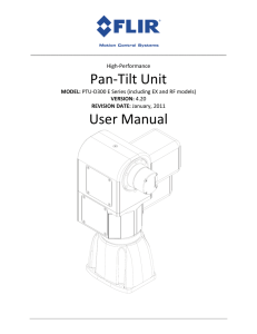 Pan-Tilt Unit User Manual
