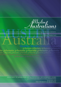 Muslims in Australia - Australian Multicultural Foundation