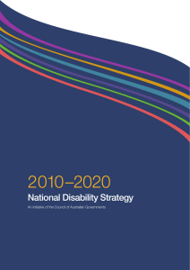 National Disability Strategy - Department of Social Services