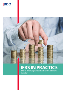 IFRS 15 Transition