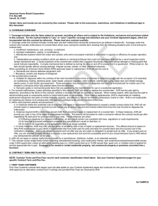 sample contract - American Home Shield