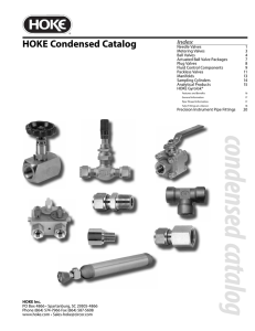 HOKE Condensed Catalog