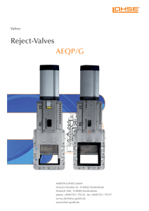 Reject-Valve AEQ