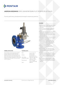 Anderson Greenwood Safety and Relief Valves, Series 200/400/500