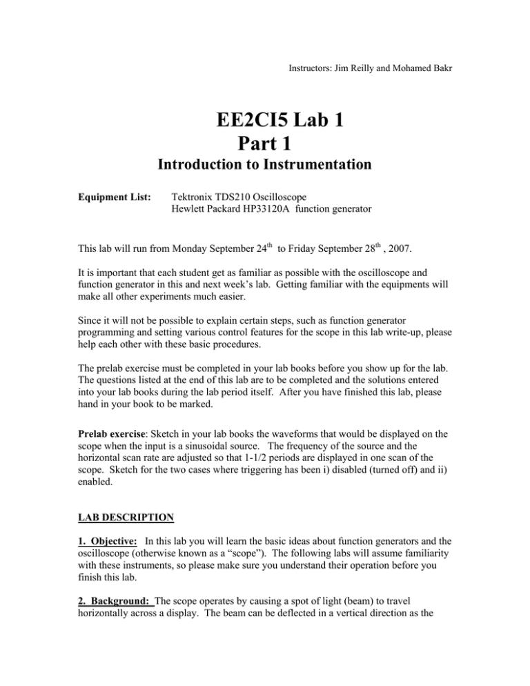 Introduction to Instrumentation Part 1