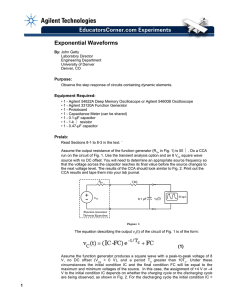 Exponential Waveforms