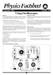 Using Oscilloscopes