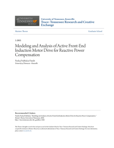 Modeling and Analysis of Active Front-End Induction Motor