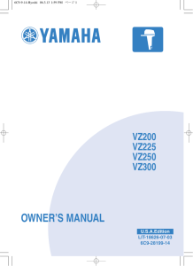 VZ200/225/250/300 Owner`s Manual