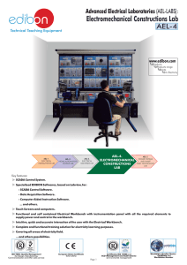 AEL-4. Electromechanical Constructions Lab