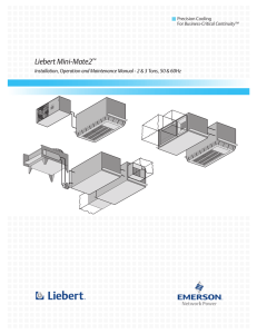 Installation, Operation and Maintenance Manual