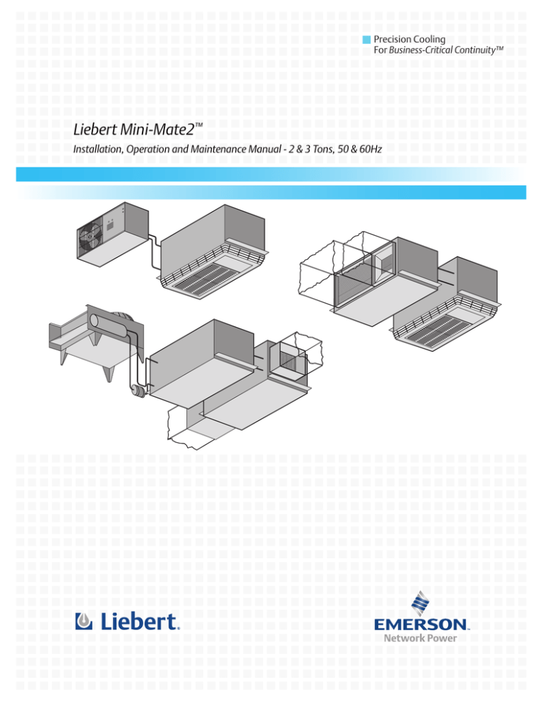 Installation, Operation And Maintenance Manual