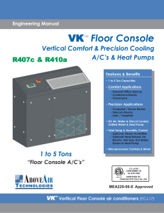 VK Floor Console - AboveAir Technologies