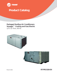 Packaged Rooftop Air Conditioners Voyager Cooling and Gas