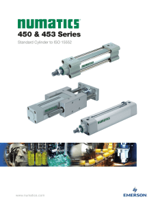 Numatics Series 450 453 Standard Cylinder Catalog