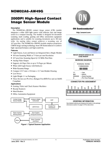 200DPI High-Speed Contact Image Sensor Module