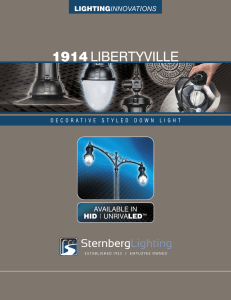 1914 libertyville - Sternberg Lighting