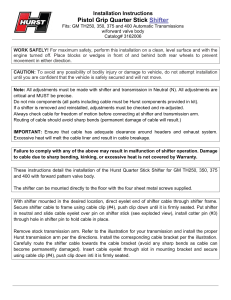 Hurst Shifters Transmission Shifters Installation