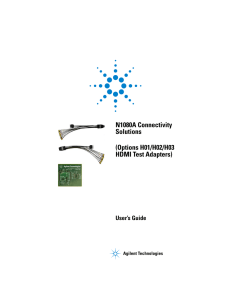 N1080A Connectivity Solutions