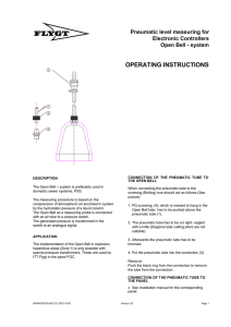 Installation manual Open Bell 40127c1