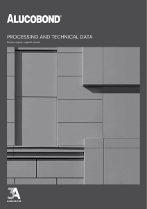 ALUCOBOND® Processing and Technical Data