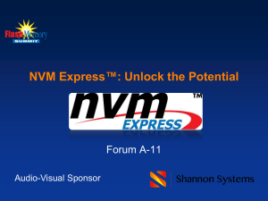 NVM Express™: Unlock the Potential