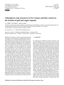 Lithospheric-scale structures in New Guinea and their