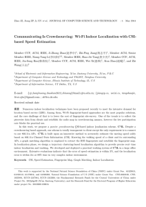 Communicating Is Crowdsourcing: Wi-Fi Indoor