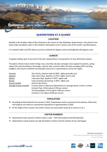 the Queenstown Quick Reference Guide 2015