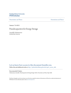 Pseudocapacitors for Energy Storage