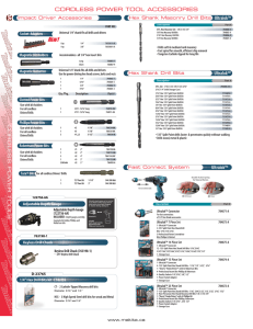 Ultralok™ Ultralok™ Ultralok™ OWER TOOL ACCESSORIES