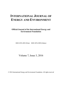International Journal of Energy and Environment (IJEE)