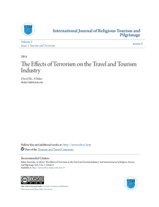 The Effects of Terrorism on the Travel and Tourism