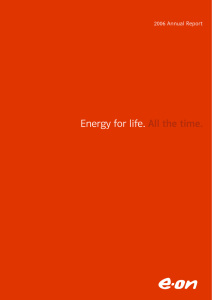Energy for life. All the time.