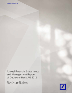 Annual Financial Statements and Management