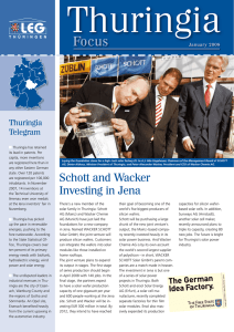 Schott and Wacker Investing in Jena - LEG