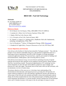 Fuel Cell Technology - University of Victoria