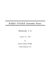 Version 1.0 - Ten-Tec