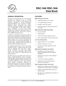 RSC-164/ RSC-164i Data Book