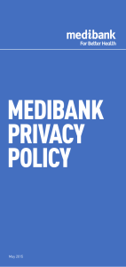 MEDIBANK PRIVACY POLICY