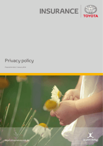 Privacy policy