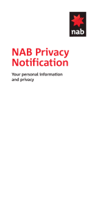 NAB Privacy Notification