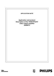 AN96072 TDA6107Q-N1 v deo output amplifier