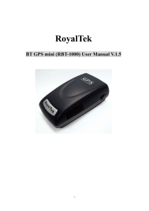RBT-1000 user manual