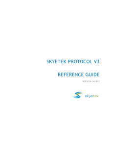 SKYETEK PROTOCOL V3 REFERENCE GUIDE